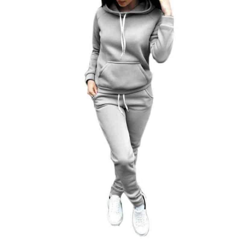Conjunto Feminino Moletom com Capuz - Sua Boutique