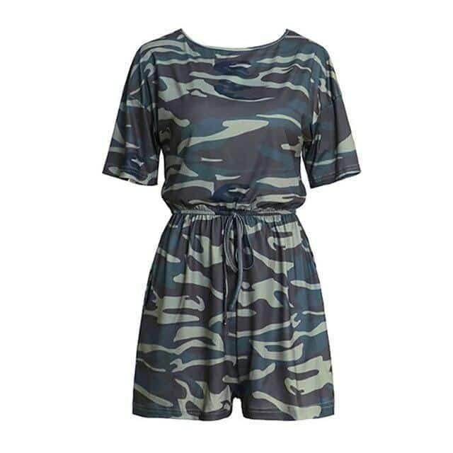 Macacão Camuflado Streetwear - Sua Boutique