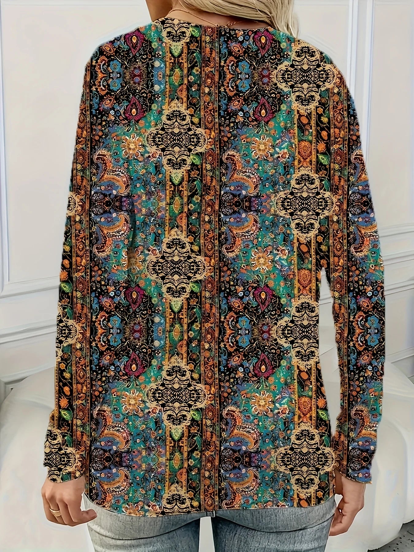 Camisa Color Étnico