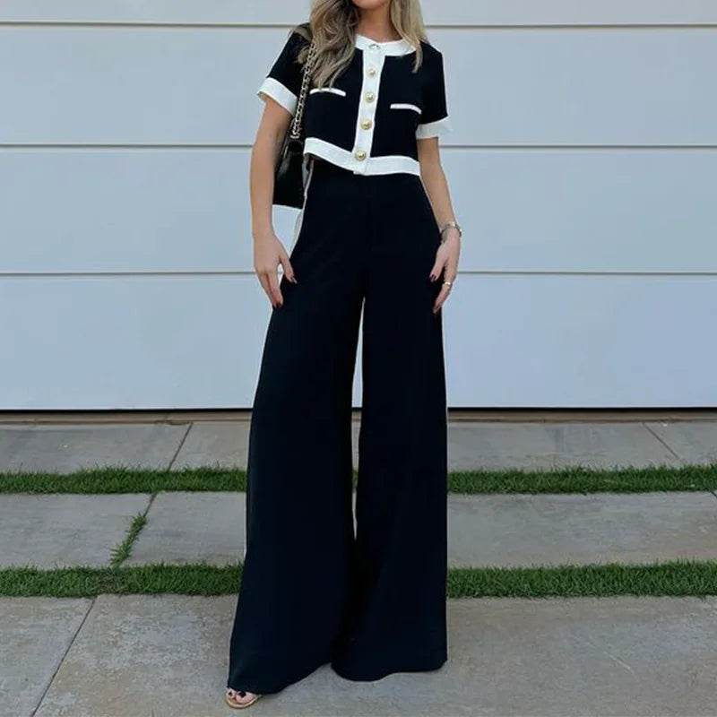 Conjunto Calça e Cropped Mariana - Sua Boutique