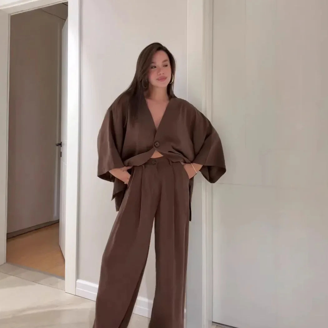 Conjunto Calça e Camisa Jade - Sua Boutique