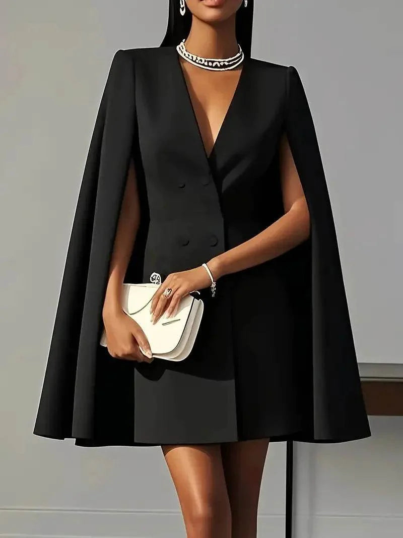 Vestido Blazer Capa Elegance - Sua Boutique