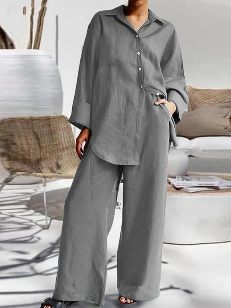 Conjunto Calça e Camisa Samira