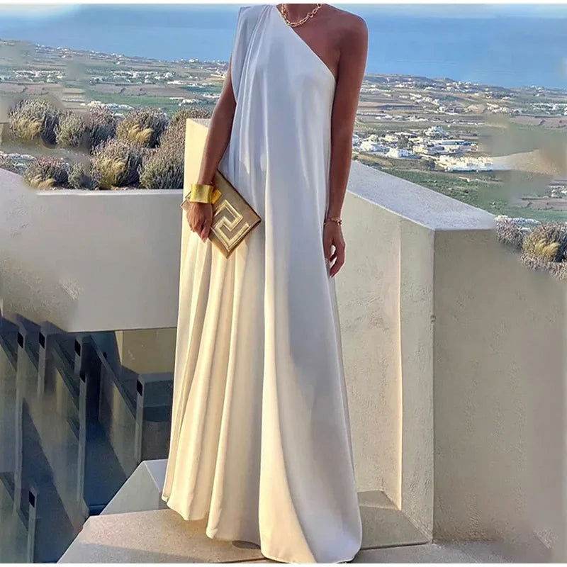 Vestido Ombro Único Maxxi - Sua Boutique