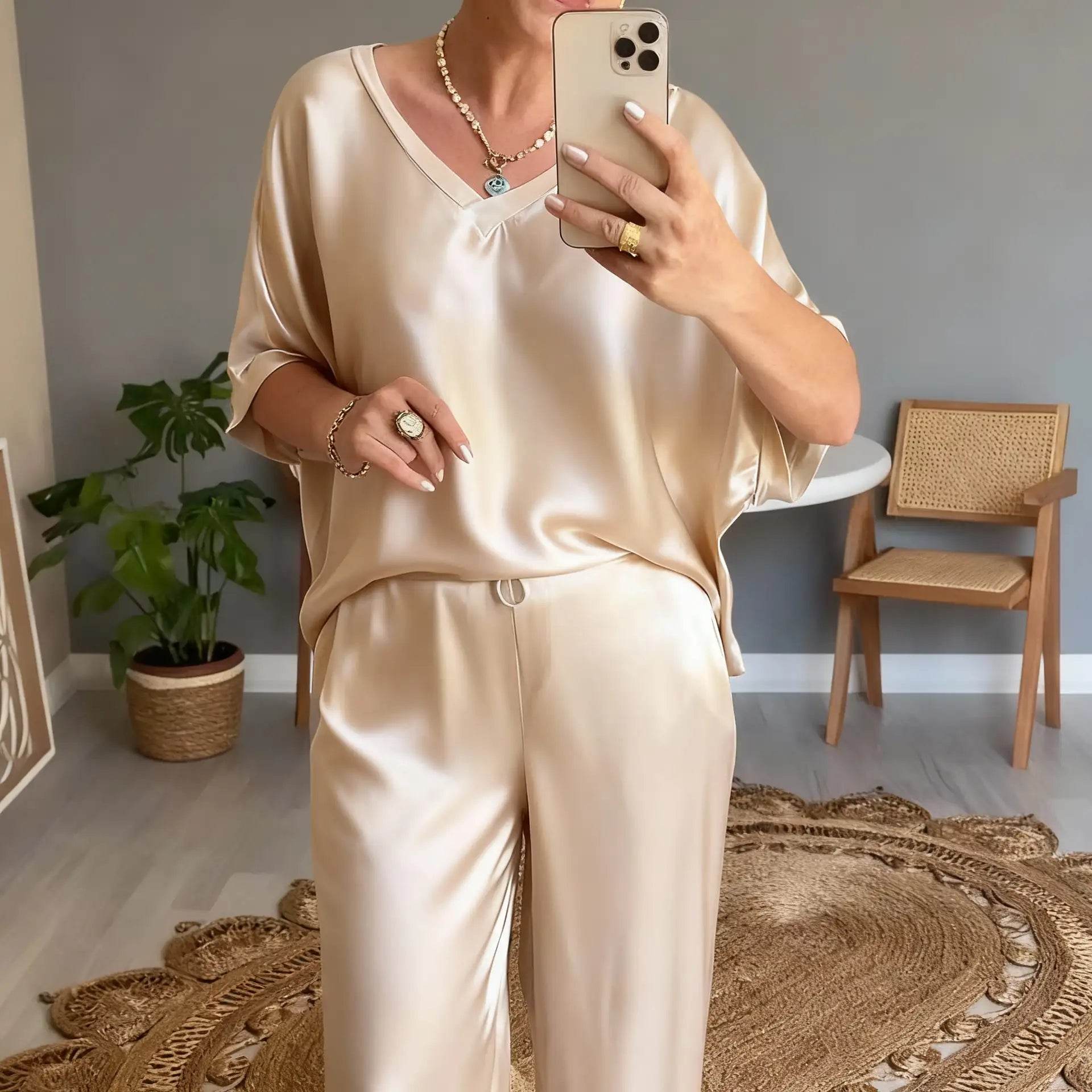 Conjunto Calça e Camisa Renata - Sua Boutique