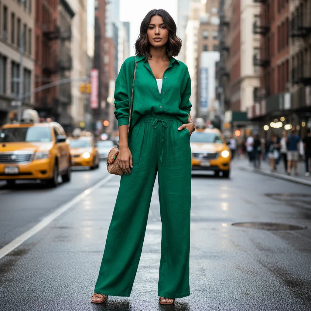Conjunto Calça e Camisa Livia - Sua Boutique