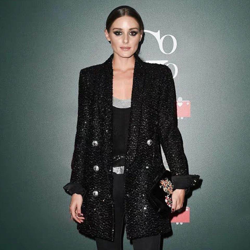 Blazer Buttons Shine - Sua Boutique