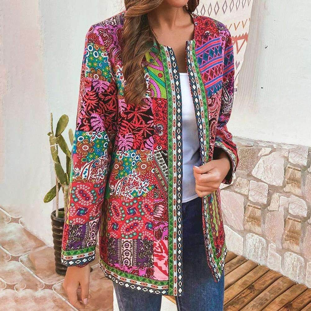 Blazer Étnico Glória - Sua Boutique