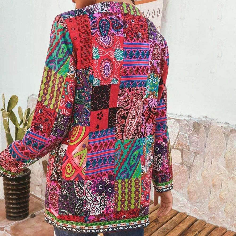 Blazer Étnico Glória - Sua Boutique