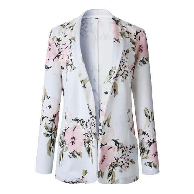 Blazer Long Floral - Sua Boutique
