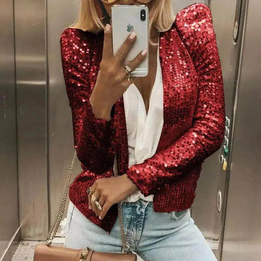 Blazer Shine Atenas - Sua Boutique