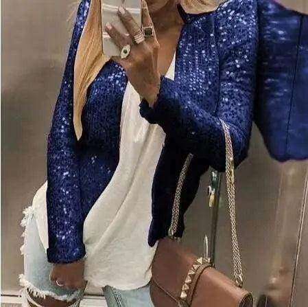 Blazer Shine Atenas - Sua Boutique