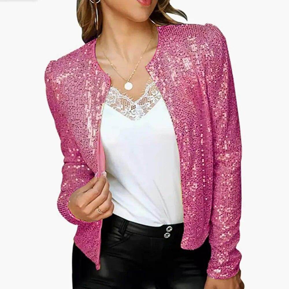Blazer Shine Atenas - Sua Boutique