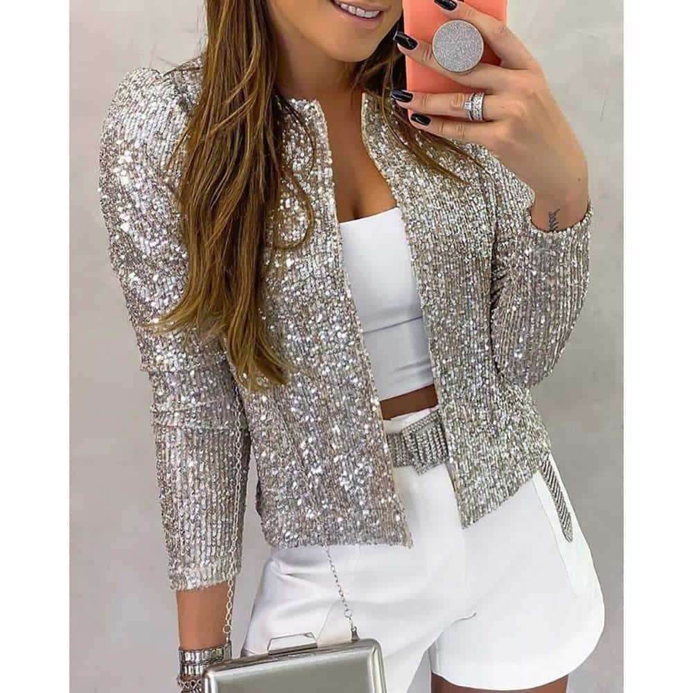 Blazer Slim Shine - Sua Boutique