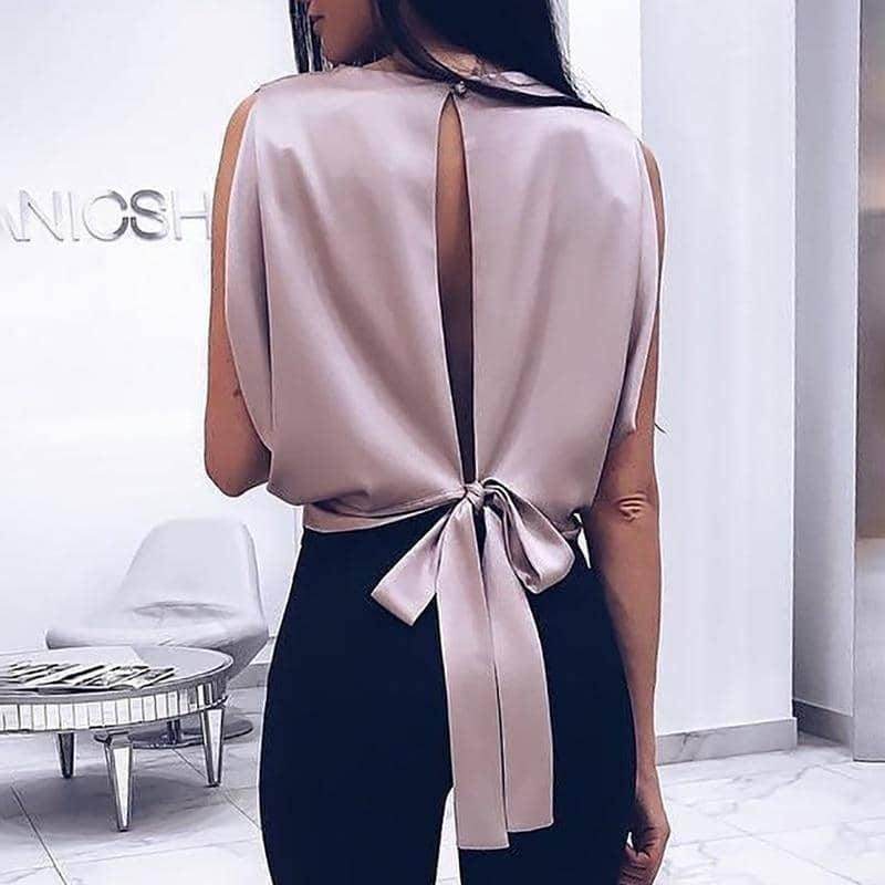 Blusa - Decote Laço - Sua Boutique