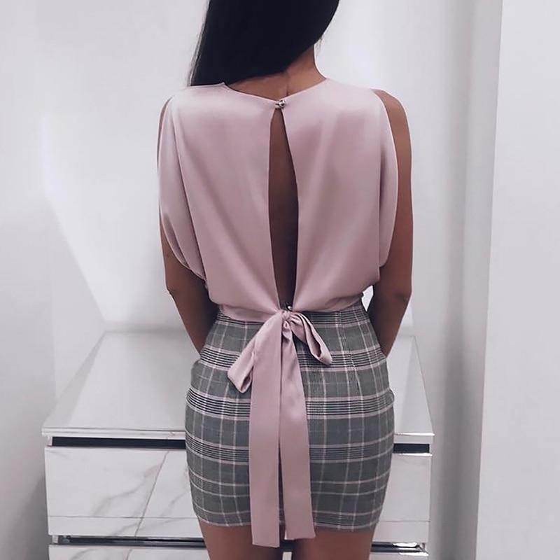Blusa - Decote Laço - Sua Boutique