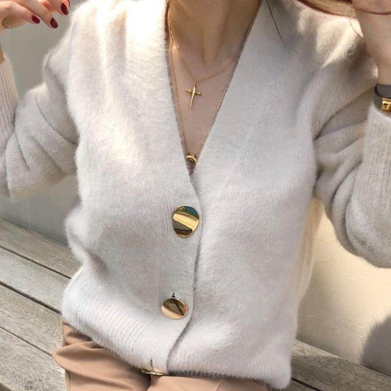Blusa Cardigan Button - Sua Boutique