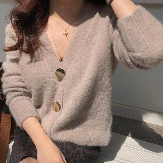 Blusa Cardigan Button - Sua Boutique