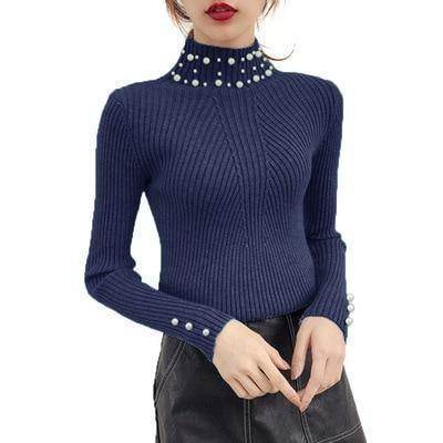 Blusa Manga longo com detalhes em Pérola - Sua Boutique