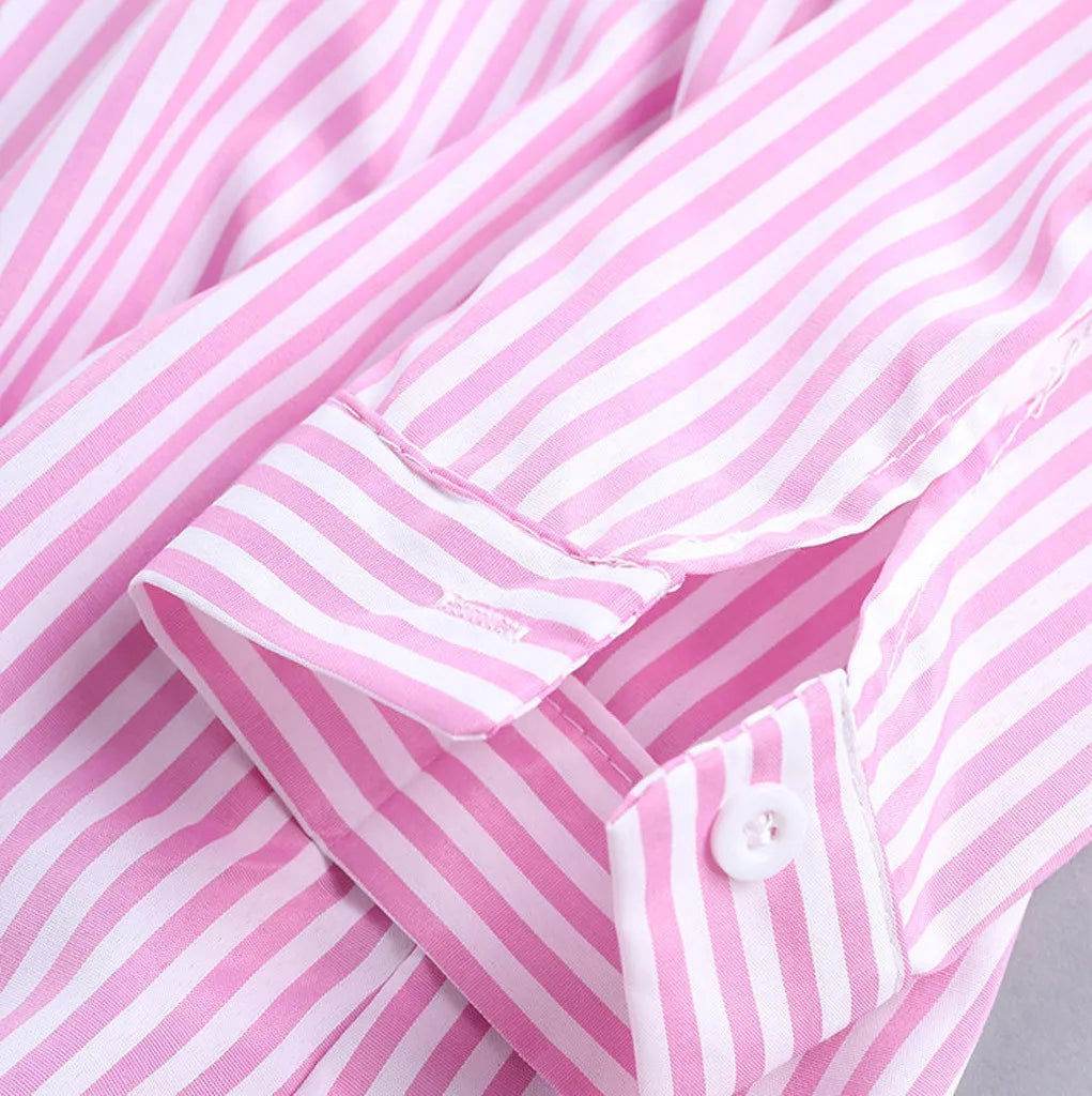 Camisa Ampla Striped - Sua Boutique