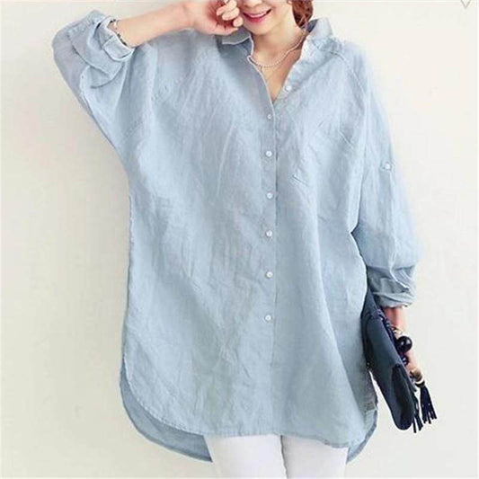 Camisa Linho Oversize - Sua Boutique