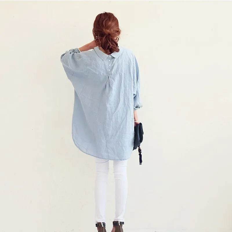 Camisa Linho Oversize - Sua Boutique