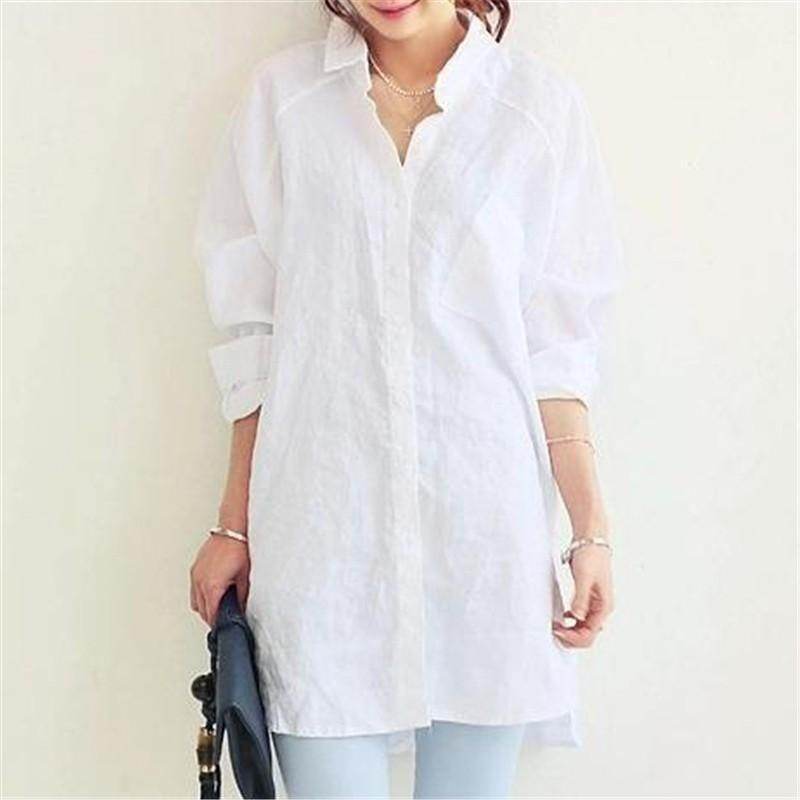 Camisa Linho Oversize - Sua Boutique