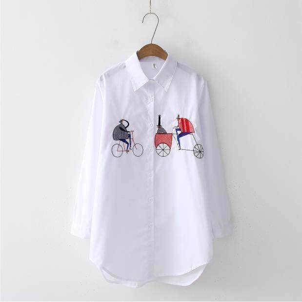 Camisa Over Special Bordados - Sua Boutique