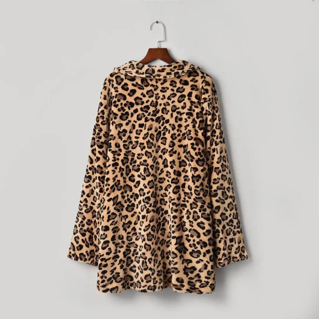 Casaco de Pele Leopard Glorie - Sua Boutique