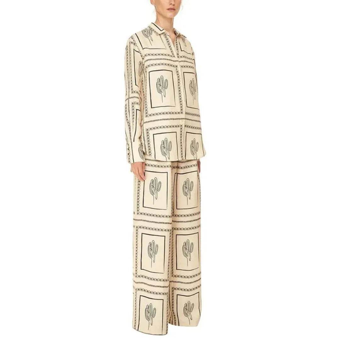 Conjunto Calça e Camisa Étnico - Sua Boutique