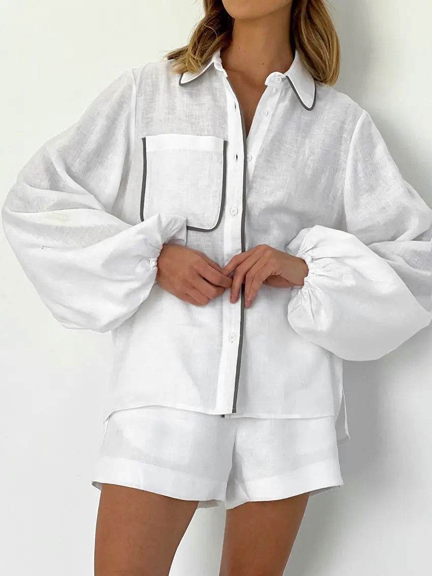 Conjunto Camisa e Shorts Francesca - Sua Boutique