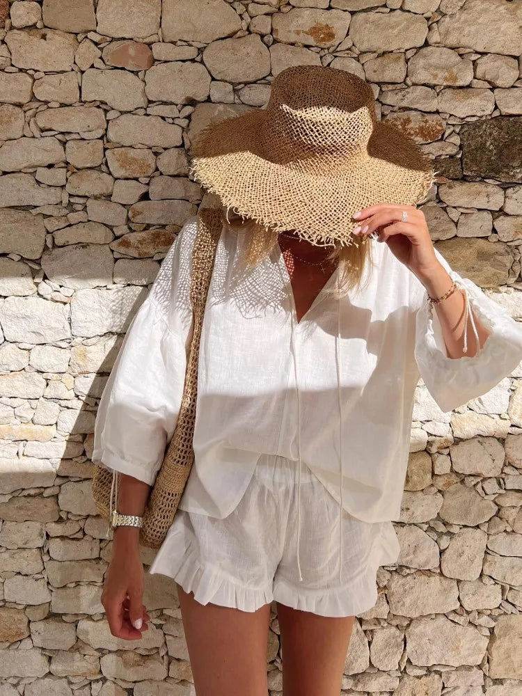 Conjunto Camisa e Shorts Suie - Sua Boutique