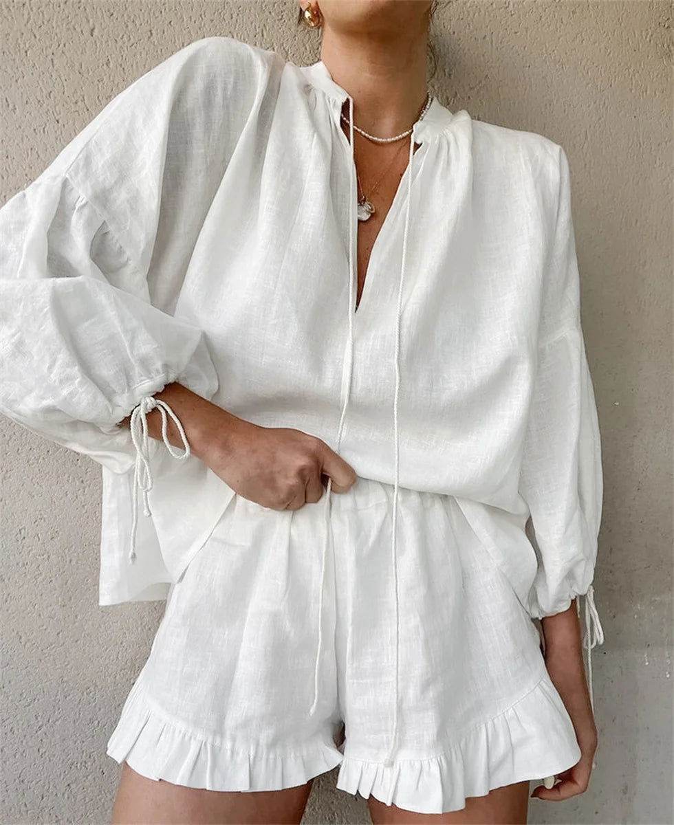 Conjunto Camisa e Shorts Suie - Sua Boutique