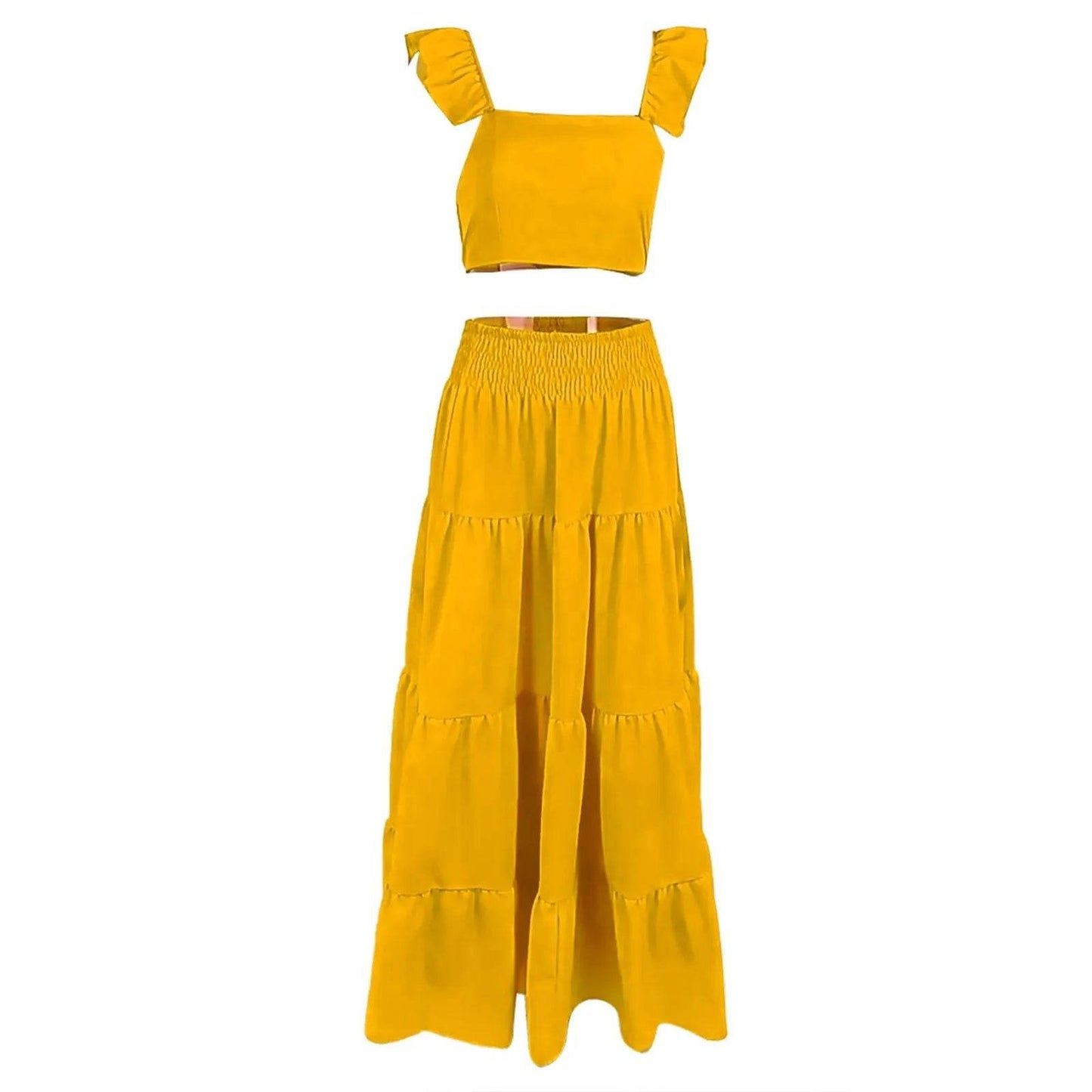 Conjunto Cropped e Saia Maze - Sua Boutique