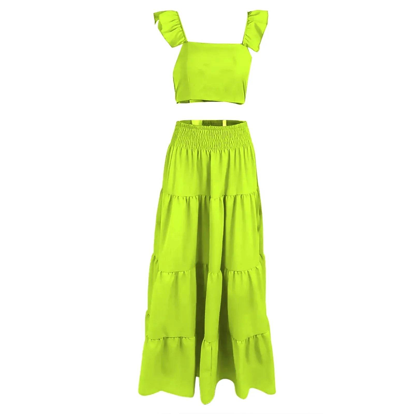 Conjunto Cropped e Saia Maze - Sua Boutique