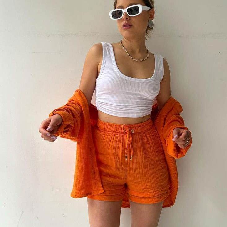 Conjunto Shorts e Camisa April - Sua Boutique