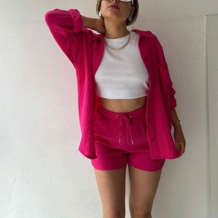 Conjunto Shorts e Camisa April - Sua Boutique