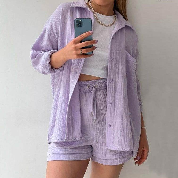 Conjunto Shorts e Camisa April - Sua Boutique