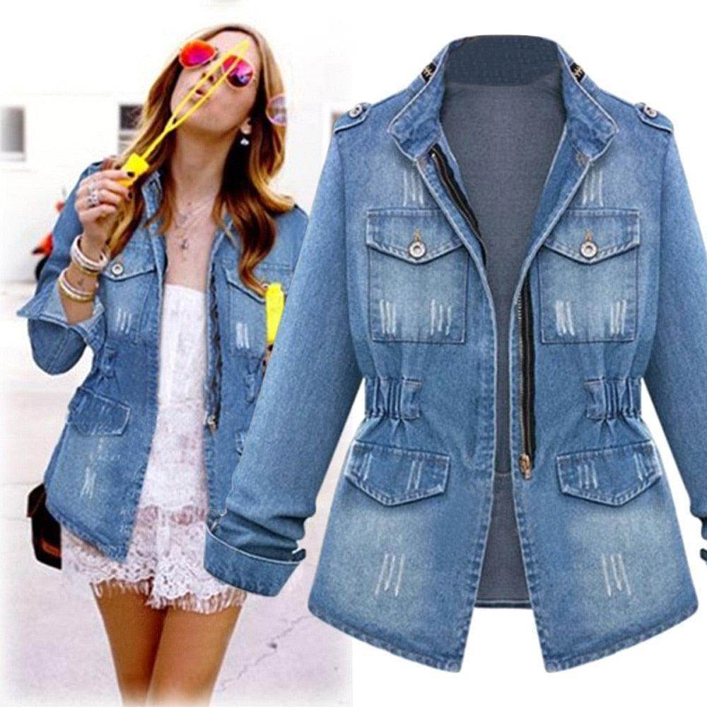 Jaqueta Denin Plus - Sua Boutique