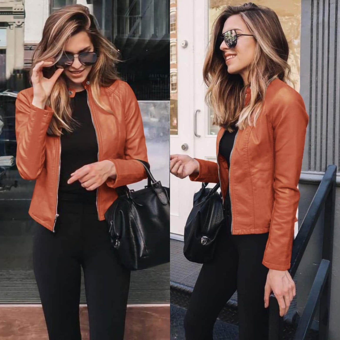 Jaqueta Outfit Couro Ecológico - Sua Boutique
