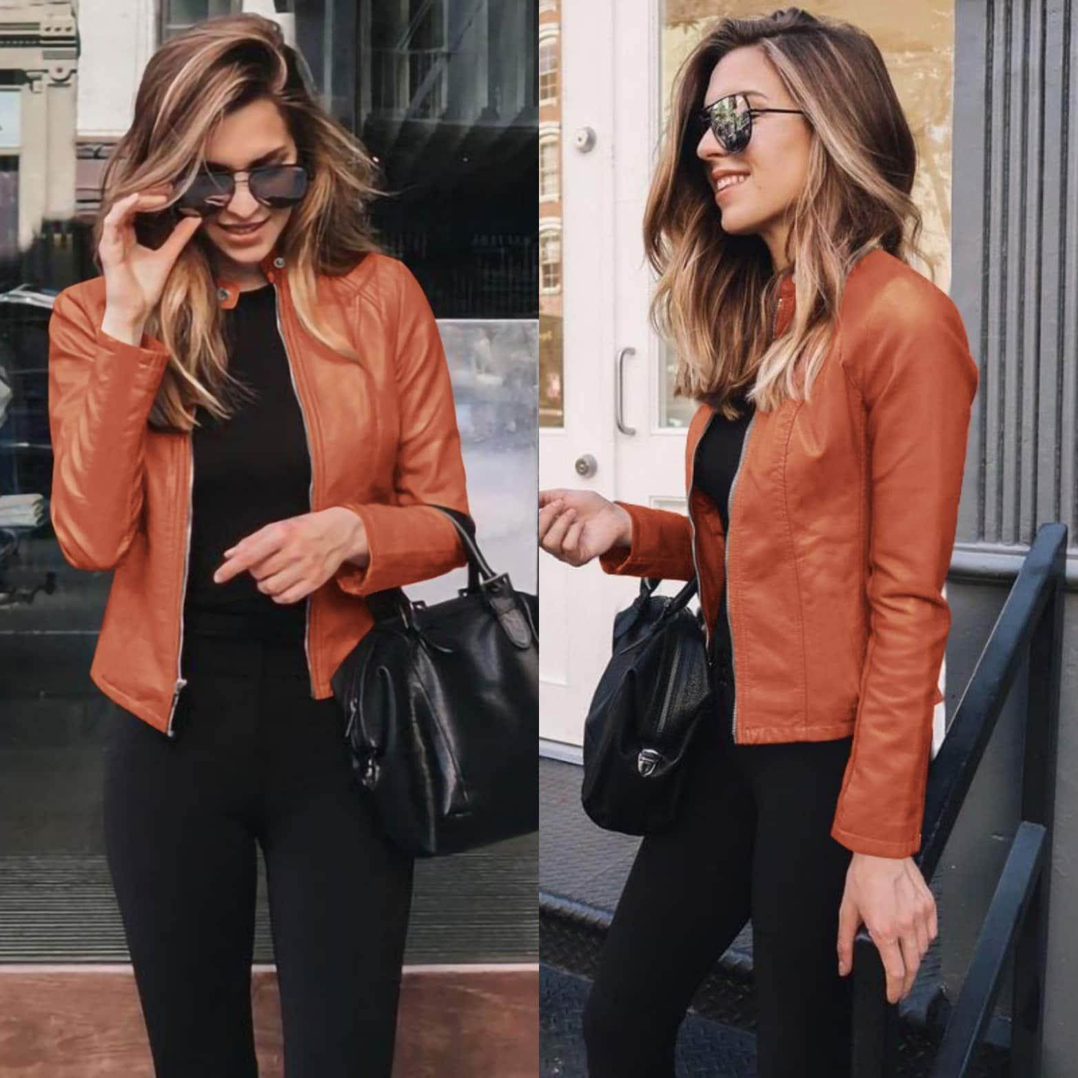 Jaqueta Outfit Couro Ecológico - Sua Boutique