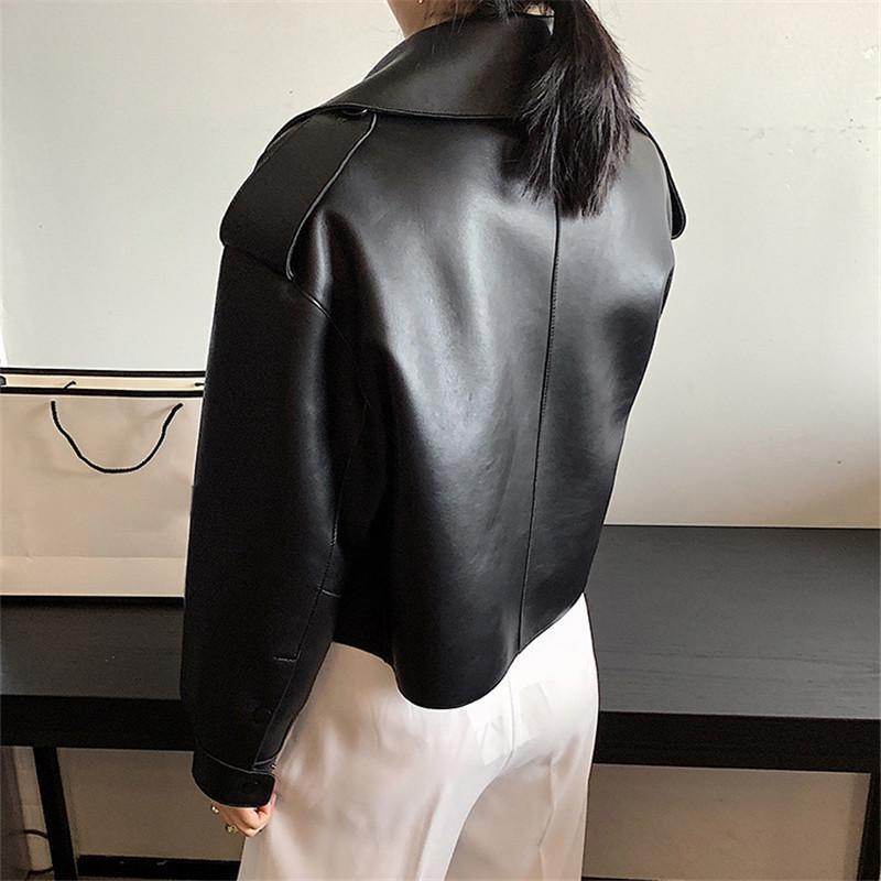 Jaqueta Vintage Couro Ecológico - Sua Boutique