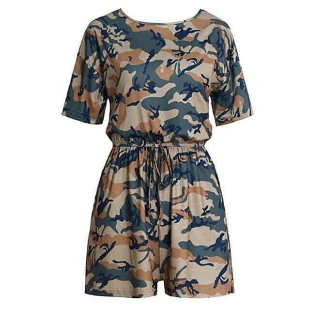 Macacão Camuflado Streetwear - Sua Boutique