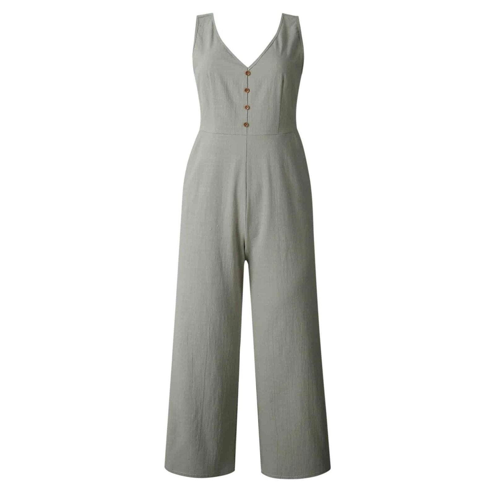 Macacão Decote V Summer - Sua Boutique