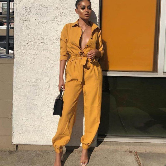 Macacão Feminino Jumpsuits Militar - Sua Boutique