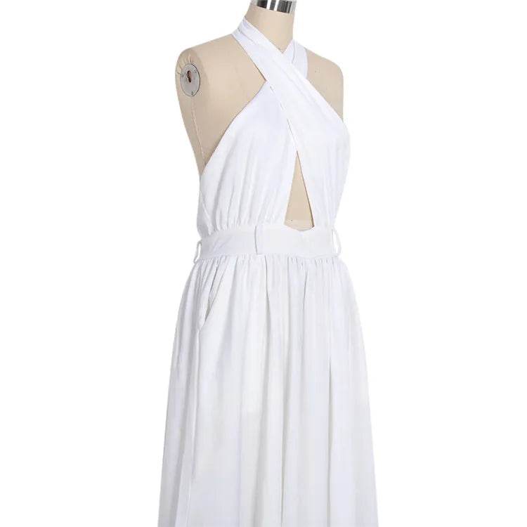 Macacão Pantalona- Decote Cruzado - Sua Boutique