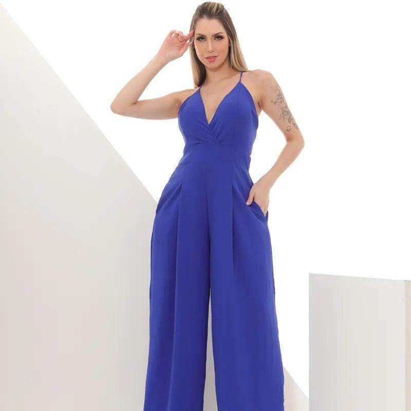 Macacão Pantalona Califórnia - Sua Boutique