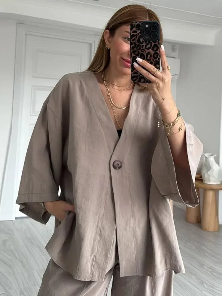 Conjunto Calça e Camisa Jade - Sua Boutique