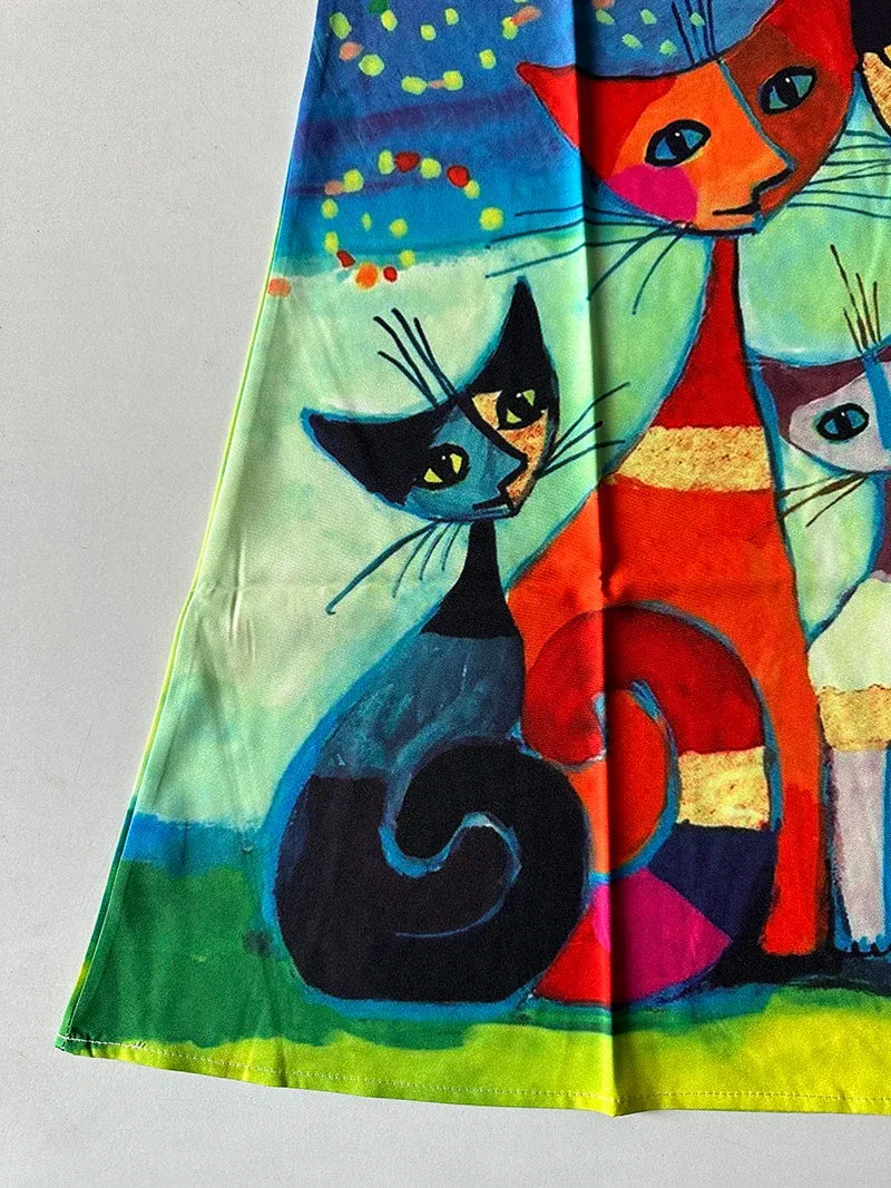 Vestido Midi Sun Cat - Sua Boutique