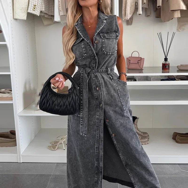 Vestido Denin Cecilia - Sua Boutique